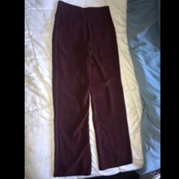 Piped Trim High Rise Pants - Picture 3 of 4